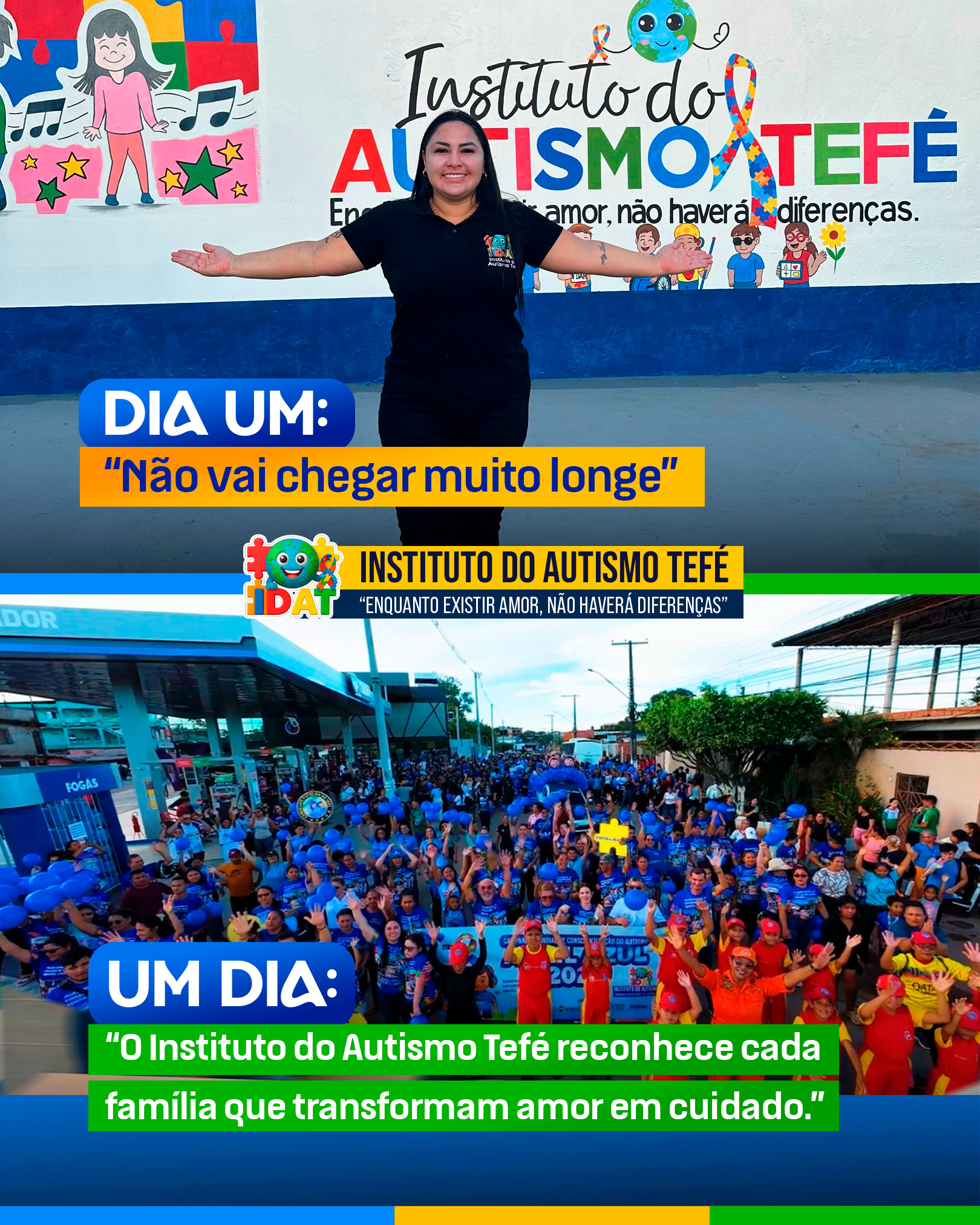 Mobilização de famílias e apoiadores do IDAT